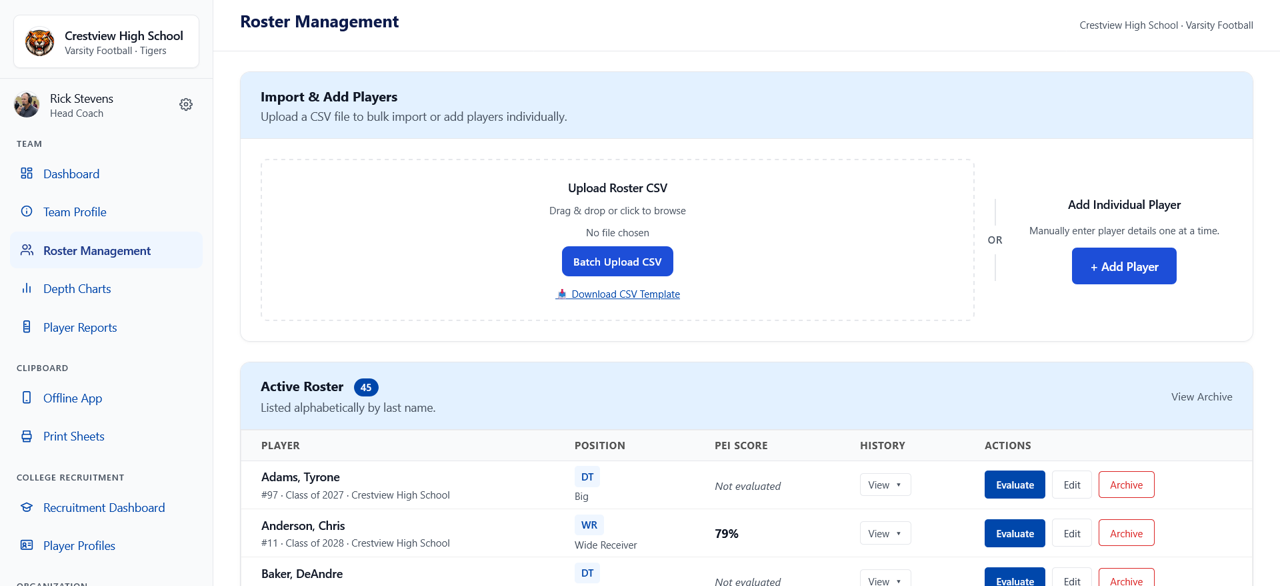 Roster Management